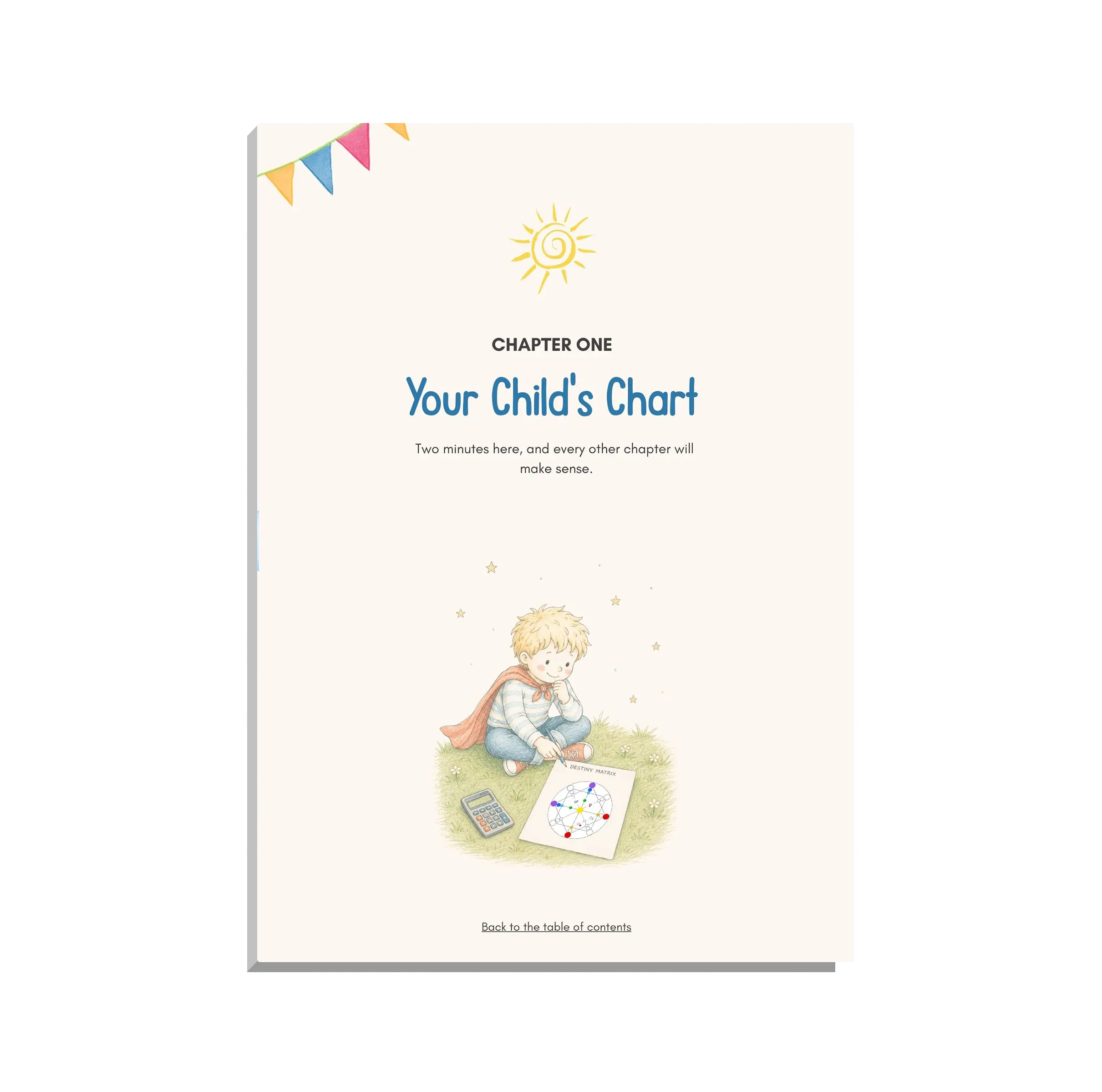 Child Destiny Matrix guide — Personal Qualities chapter
