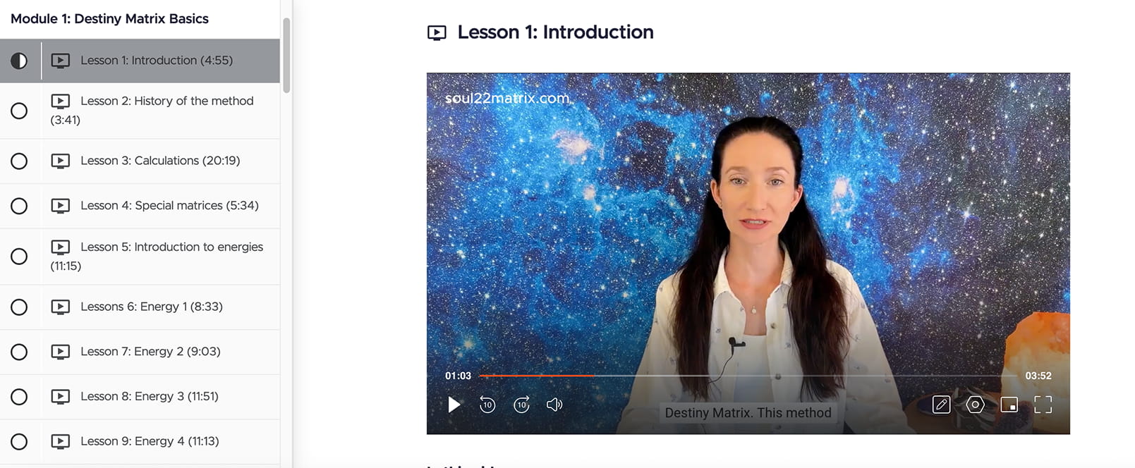 Module 1 videos